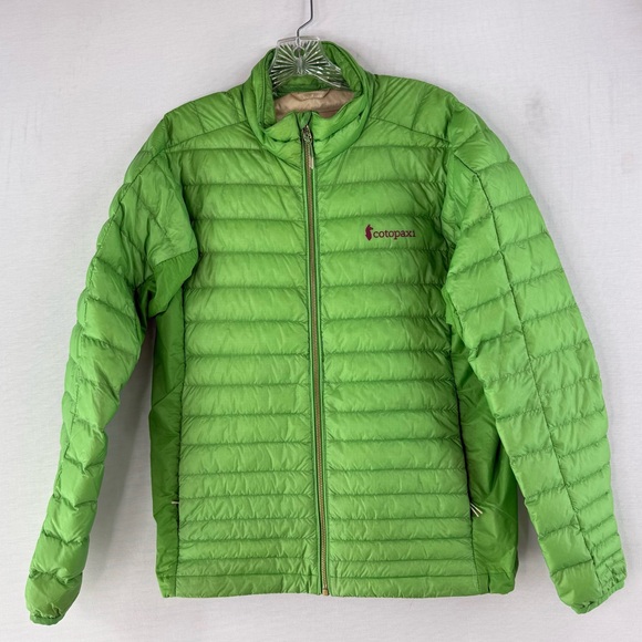 Cotopaxi Fuego LT Green 950 Goose Down Fill Jacket NWOT